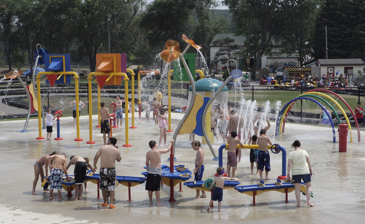 Waterpark East Park Golf Gardens, London Ontario Canada