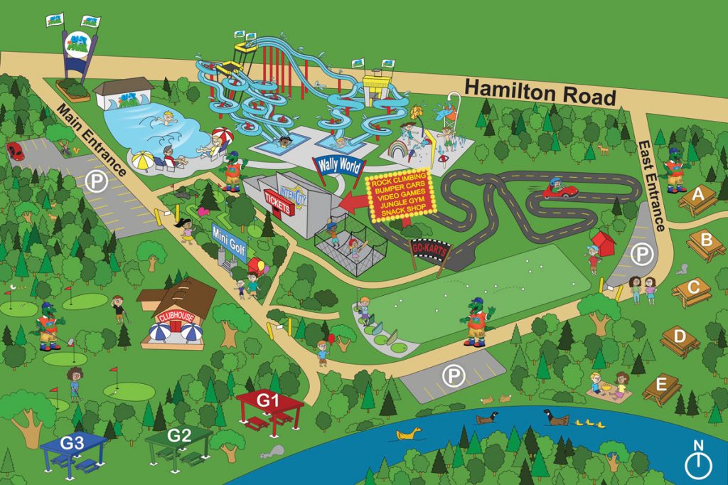 Eastpark Map East Park Golf Gardens, London Ontario Canada